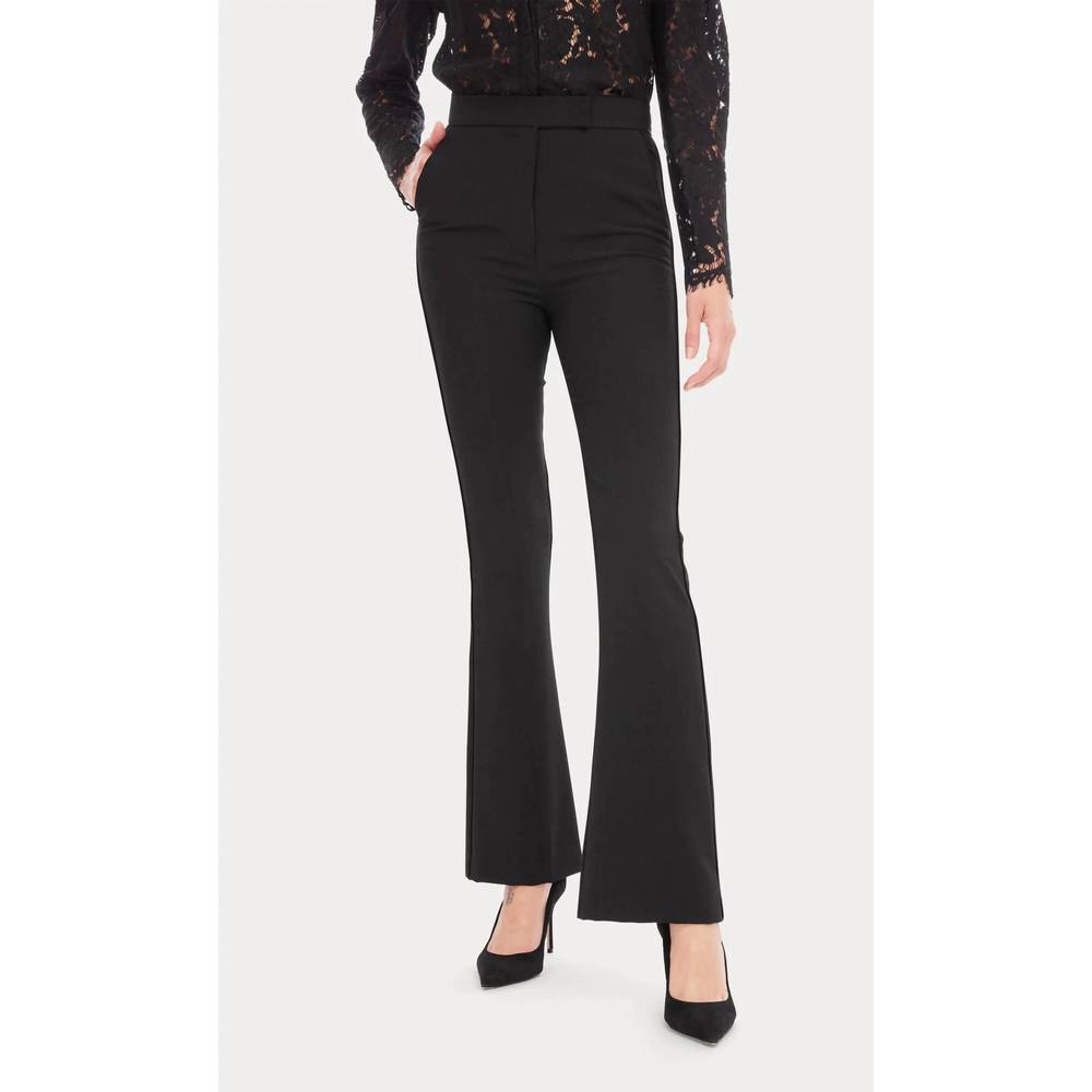 NEW GENERATION LOVE lucca crepe tuxedo pants in black